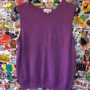 Vintage Purple Sweater Vest